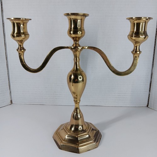 Vtg brass three arm - vtg,