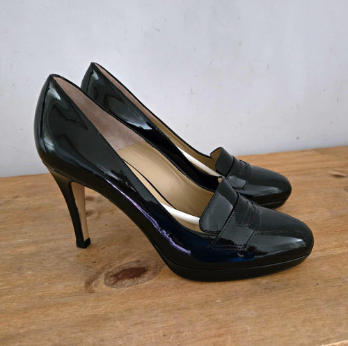Hobbs black patent leather - hobbs,