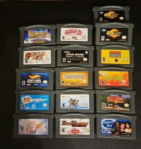 Lot game boy advance - 15, gba