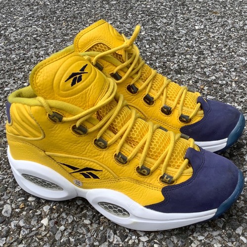 Reebok question mid yellow - question,