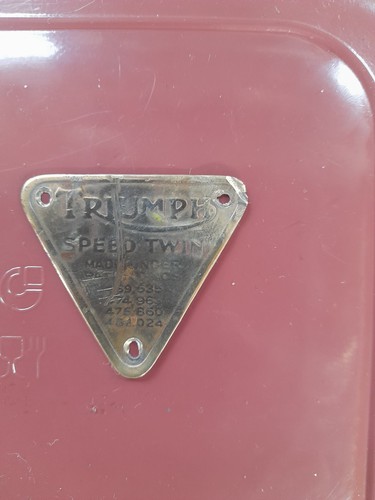 Vintage triumph speedtwin - vintage,