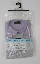 M&S Men's x2 Lilac Grey Check