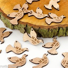 Personalised Wooden Dove Table