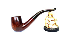 EARLY DUNCAN DENTAL POPULAR PAT. No. 382443 BENT BILLIARD ESTATE PIPE