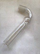 Quickfit borosilicate glass drying tube MF23/2. Soda lime type etc.