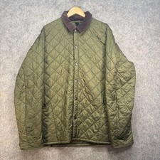 Barbour Jacket Mens UK 3XL Olive Green Heritage Liddesdale Quilted Farm Outdoor