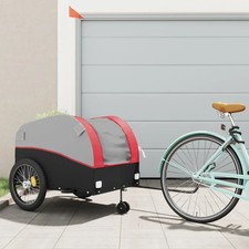 WALPLUS Bike Trailer Black Red