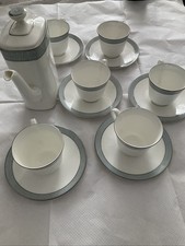 ROYAL DOULTON ETUDE TEA SET  FOR 6 CUPS SAUCERS AND TEA POT