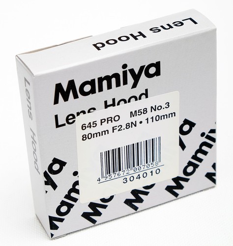 Mamiya 645 pro lens - mamiya, hood
