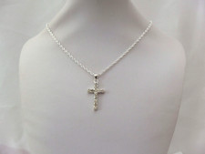 Sparkly Faceted Diamante Cross