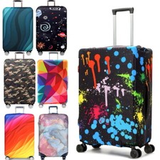 Colorful Travel Trolley Case Cover Protector Suitcase Case Luggage Storage Cover