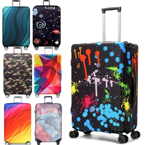 Colorful travel trolley case - travel,
