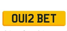 BETSY NUMBER PLATE (OUR BET)