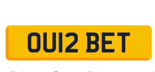 Betsy number plate - plate, (our