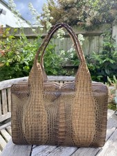 Stunning Genuine Crocodile Antique Handbag