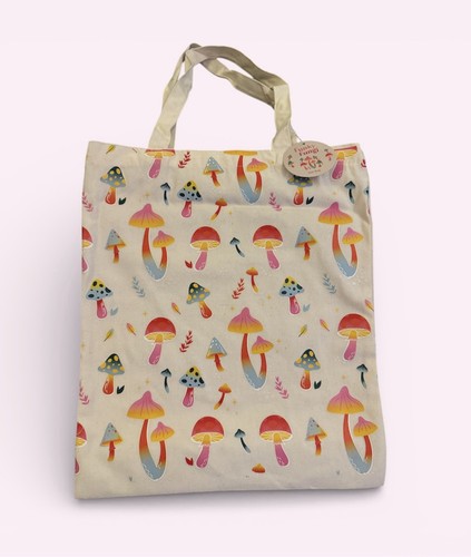 Funky fungi cotton tote - funky,