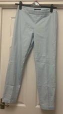 Luisa Cerano Blue Lightweight Trousers Size 12