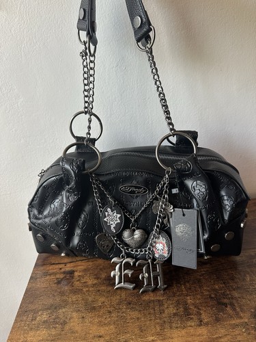 Hardy black skull embossed - hardy,