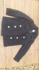 Womens Pea Coat Black Gap Size
