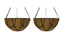 2 X 16" Wire Hanging Basket +