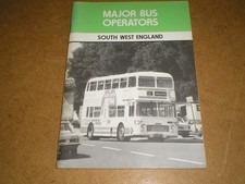 MAJOR BUS OPERATORS - SOUTH WEST ENGLAND - ILLUSTRATED 1982 P/B EDITION