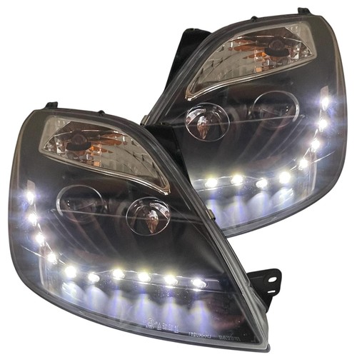 Black drl devil eye headlights - devil,