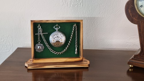 Handcrafted pocket watch - watch, &
