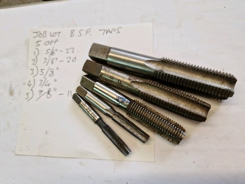 Job lot bsf taps in - taps, 5