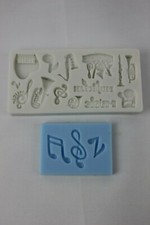 Music Silicone Mould Cake Decorating Baking Chocolates Fondant Icing Music Notes