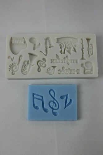 Music silicone mould cake - mould,