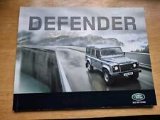 Land Rover Defender 2010-11 UK Market Sales Brochure 2.4D 90 110 130 County XS