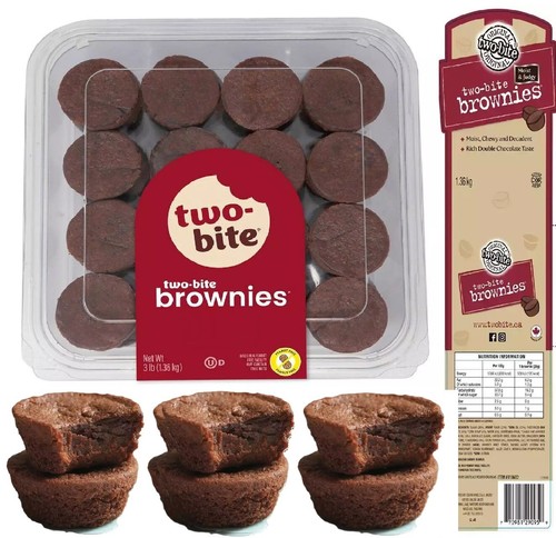 Two bite brownies rich moist - bite,