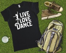 Live Love Dance Ladies Fitted
