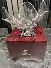 Arthur Court Grapevine BOWL & Metal Stand 7" Acrylic- Fruit•Salad•Drink• Gift