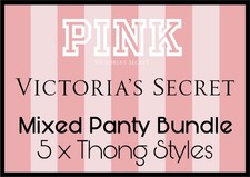 Victoria’s Secret Mixed Panties Bundle - 5 x Thong Styles - New BNWT - Size M