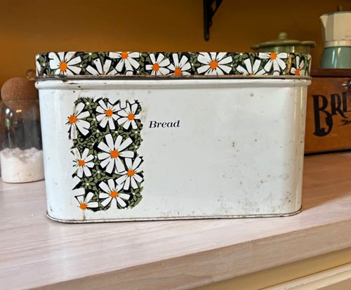 Vintage style metal - metal, bin