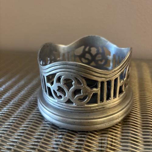 Silver plated bakelite wine - silver,