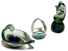 3 x Mdina Glass Malta