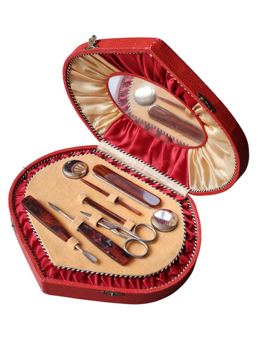 Vintage musical manicure set - musical,