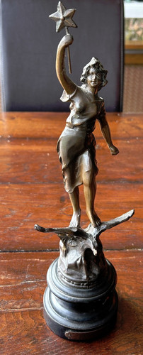 Antique french spelter figure - antique,