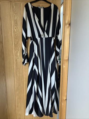 Zara satin flowing maxi dress - satin,