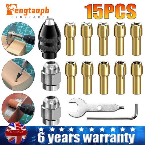 Brass collet set - quick, change