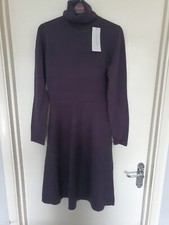 Women's Size Small French Connection Baby Soft A-line Dress Dark Blue