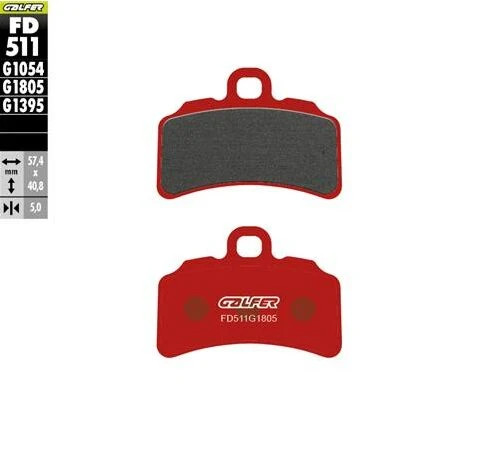Galfer brake pad trial - galfer,