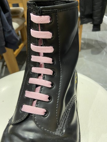 Pink boot laces - 180, cm