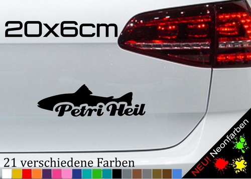 Petri heil sticker - sticker, trout
