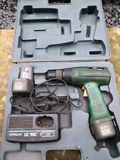 Hitachi FDS 10DVA Cordless Drill Driver with case & Charger Tools DIY Spares 