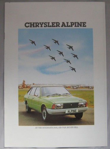 1977 chrysler alpine - chrysler, brochure
