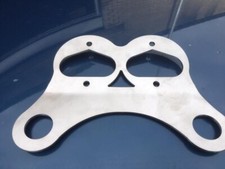 STAINLESS STEEL 7 3/8" DOUBLE CLOCK BRACKET FOR NORTON / TRITON