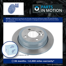2x Brake Discs Pair Solid fits